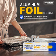 Load image into Gallery viewer, Progress Aluminum Foil Roll 18" X 1000 ft Heavy Duty
