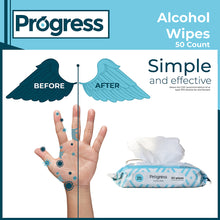 Load image into Gallery viewer, Progress Alcohol Wipes, 50 CT