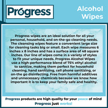 Load image into Gallery viewer, Progress Alcohol Wipes, 50 CT
