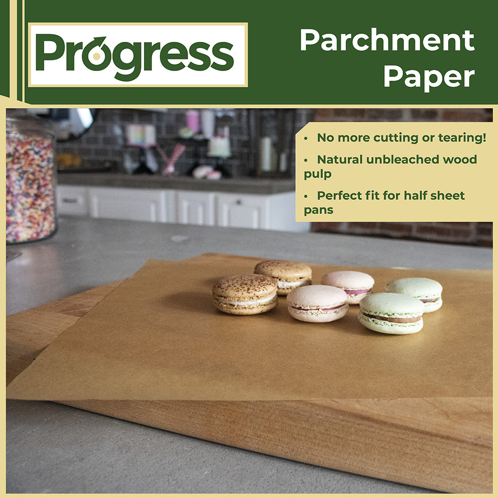 Unbleached 12x16 Parchment Paper Sheets - Perfect Fit for Half Sheet Baking  Pans