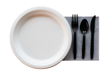 Load image into Gallery viewer, Progress Plastic Cutlery Set Black