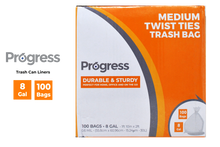 Load image into Gallery viewer, Progress Trash Bags – 8 Gallon