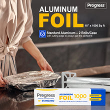 Load image into Gallery viewer, Progress 18" X 1000 Ft Standard Aluminum Foil Roll- 2 Rolls/Case
