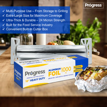 Load image into Gallery viewer, Progress Aluminum Foil Roll 18" X 1000 ft Heavy Duty
