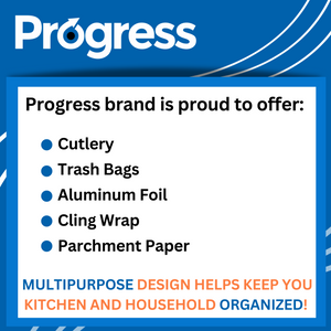 Progress Double Zipper Food Storage bags 150ct (Quart)