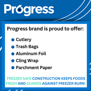 Progress Double Zipper Freezer Storage bags (Quart)