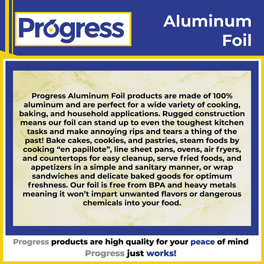 Progress Aluminum Foil Sheets – Progress Essentials