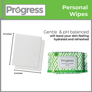 Progress Personal Cleansing Wipes, 50 CT