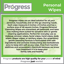 Load image into Gallery viewer, Progress Personal Cleansing Wipes, 50 CT
