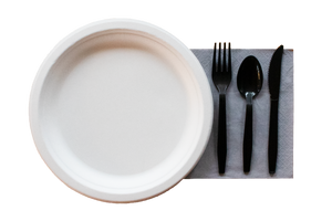 Progress Plastic Cutlery Set Black