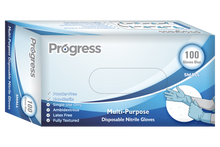 Load image into Gallery viewer, Progress Multipurpose Nitrile Gloves-Blue
