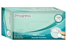 Load image into Gallery viewer, Progress Multipurpose Vinyl Gloves - White
