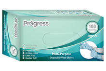 Load image into Gallery viewer, Progress Multipurpose Vinyl Gloves - Blue

