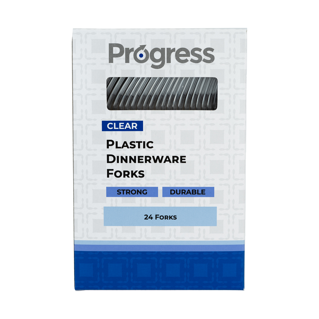 Progress Premium Plastic Forks (24 ct)