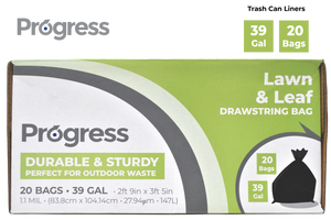 Progress Trash Bags – 39 Gallon