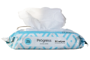 Progress Alcohol Wipes, 50 CT