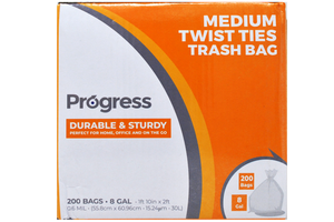 Progress Trash Bags – 8 Gallon