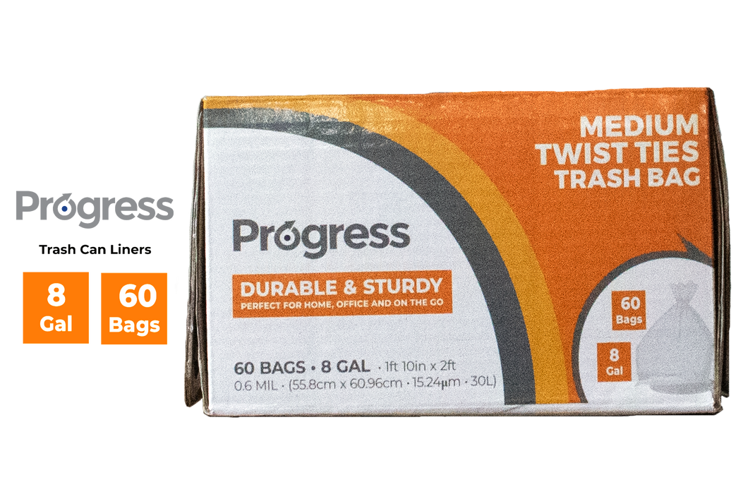 Progress Trash Bags – 8 Gallon
