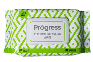 Progress Personal Cleansing Wipes, 50 CT