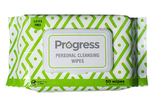 Progress Personal Cleansing Wipes, 50 CT