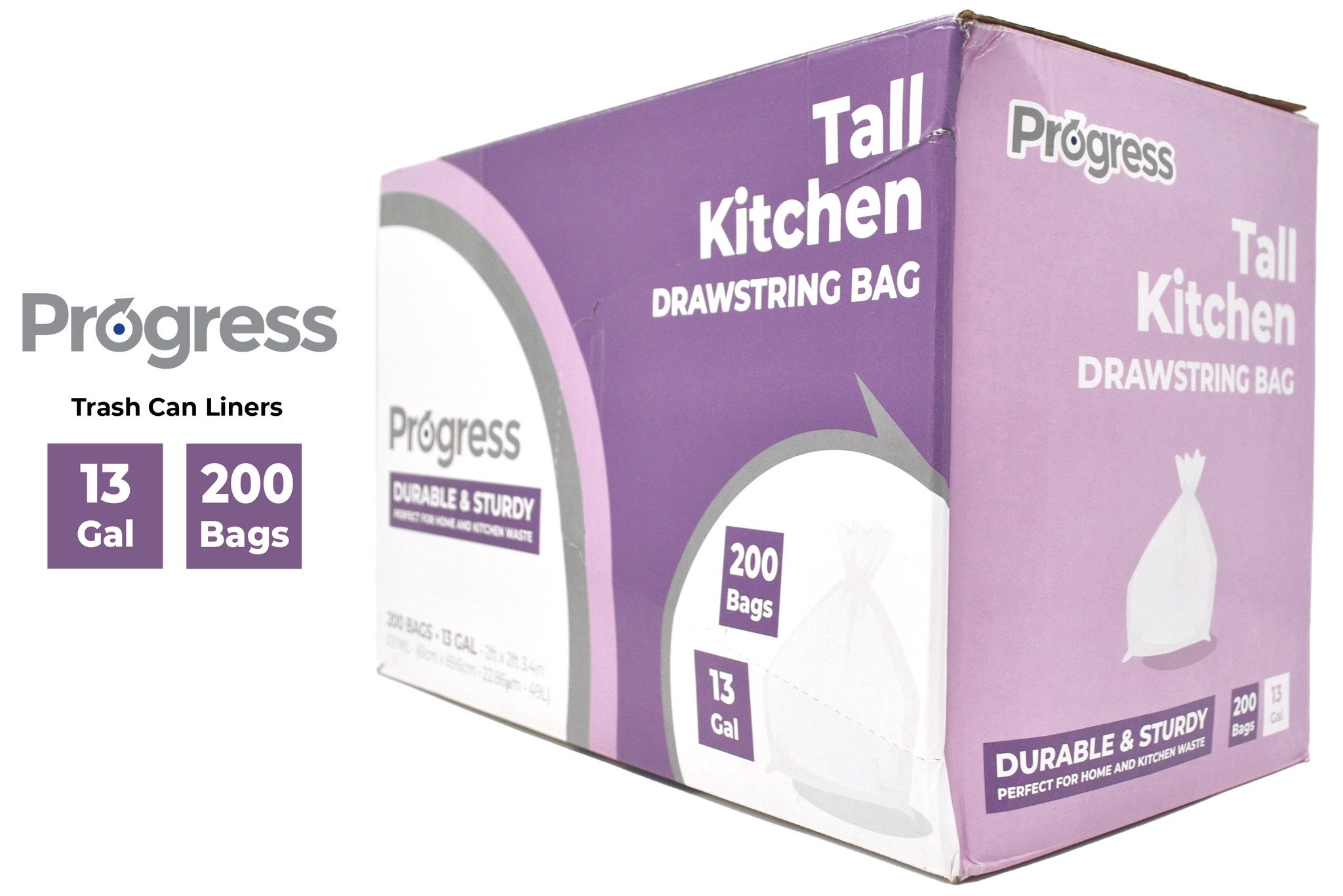 Progress Trash Bags–13 Gallon – Progress Essentials