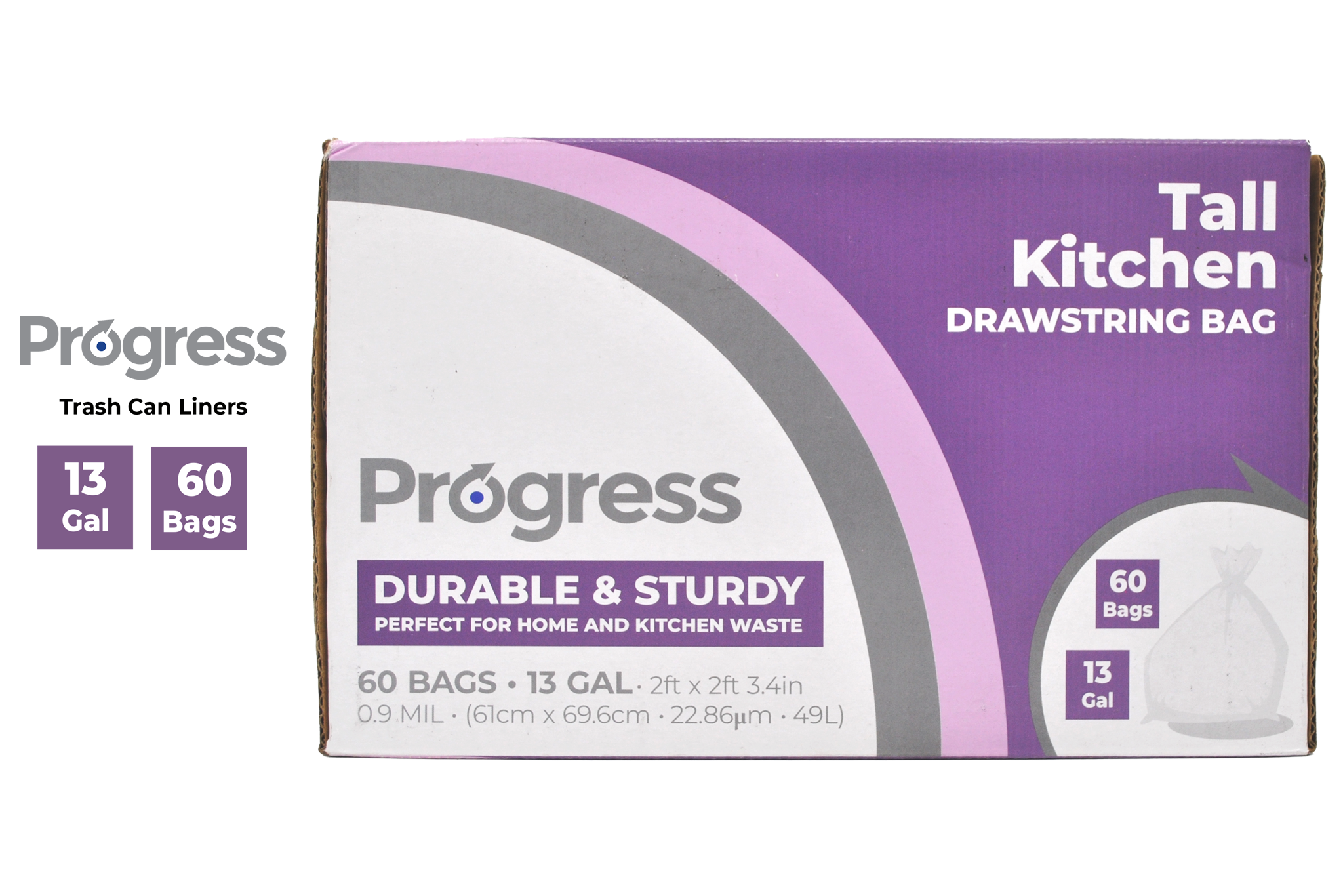 Progress Trash Bags–13 Gallon – Progress Essentials
