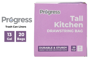 Progress Trash Bags–13 Gallon