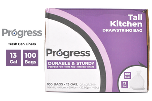 Progress Trash Bags–13 Gallon